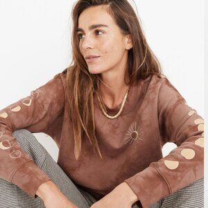 Madewell Moonphase Graphic Tie-Dye Mainstay Sweatshirt - XL